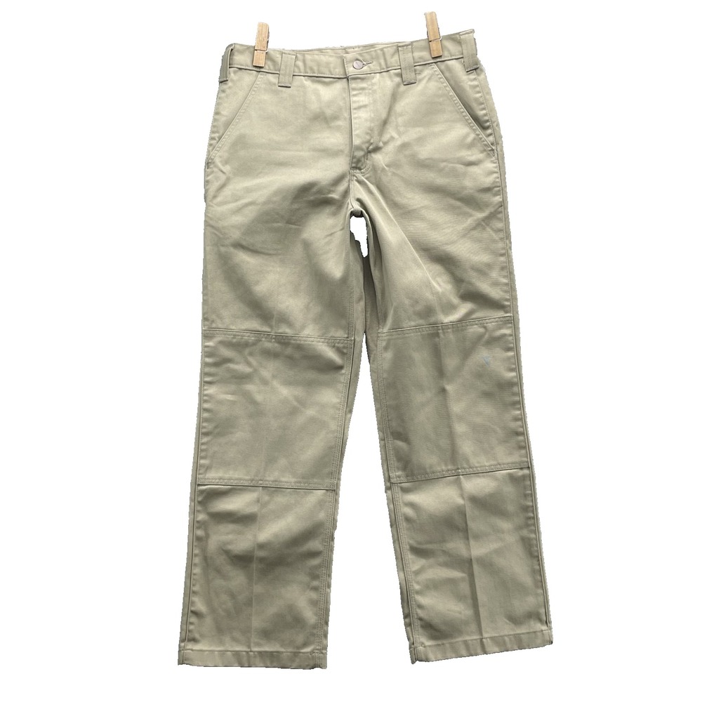 Carhartt Work Pants Men's 34x29* Khaki Canvas Workwear Skate Utility Skater 90's